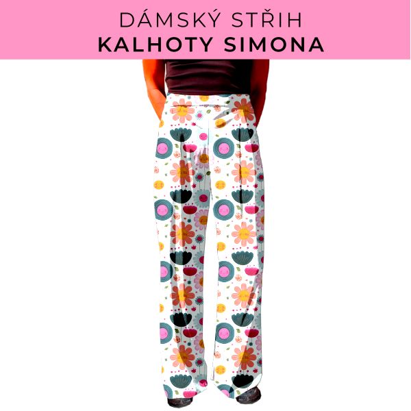 Dámský střih - kalhoty Simona