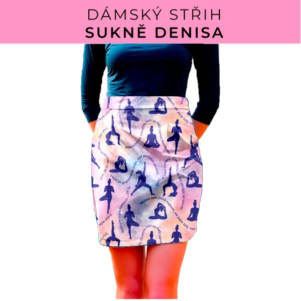 Dámský střih - Dámská sukně Denisa