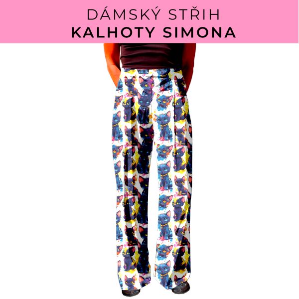 Dámský střih - kalhoty Simona