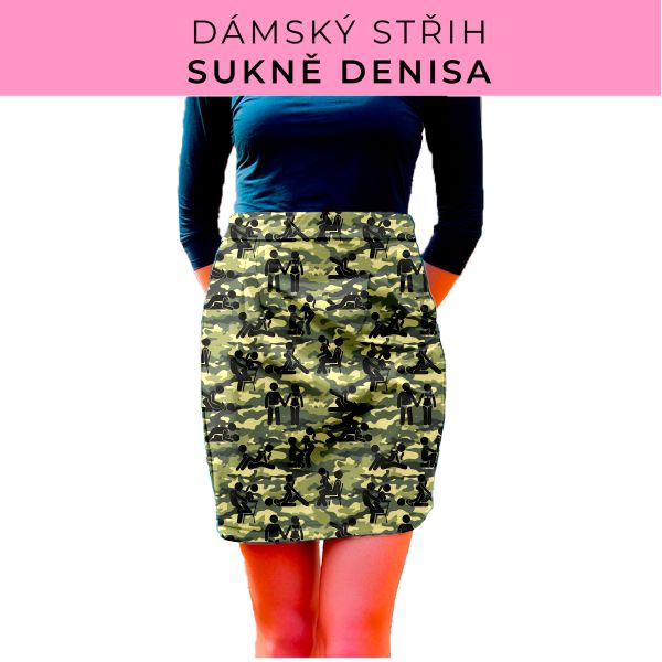 Dámský střih - Dámská sukně Denisa