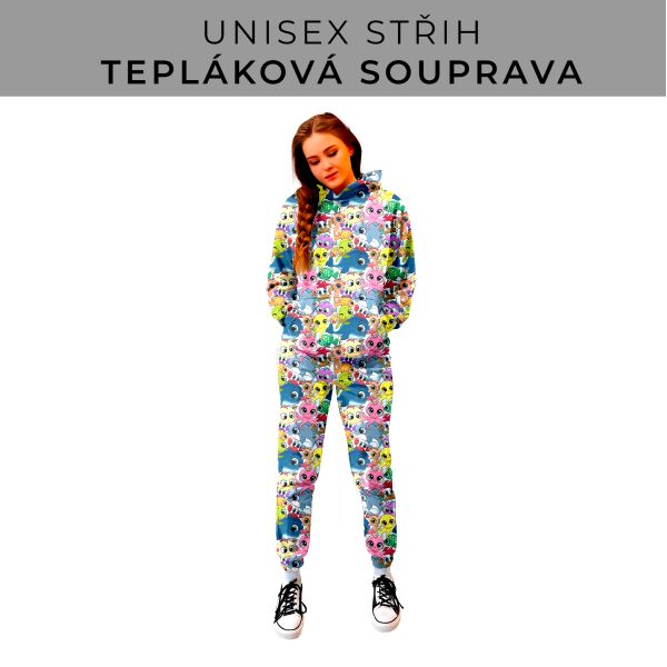 DÁMSKÝ střih - SET mikina a tepláky 