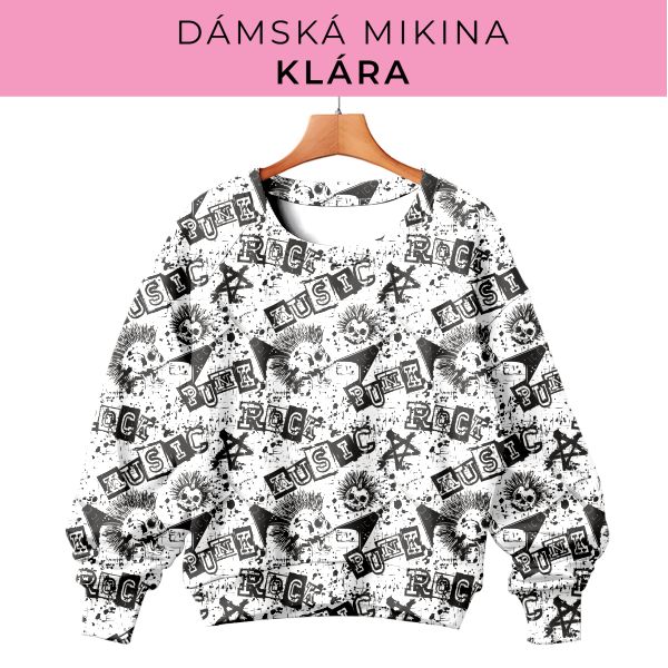 DÁMSKÝ střih - mikina Klára