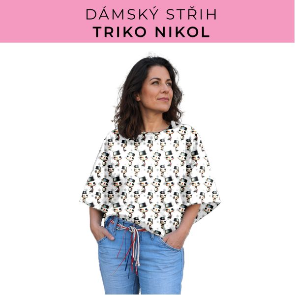 Dámský střih -  triko Nikol