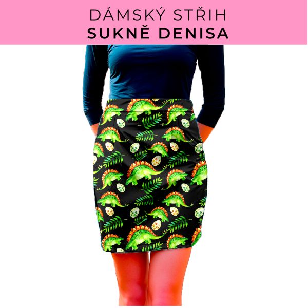 Dámský střih - Dámská sukně Denisa