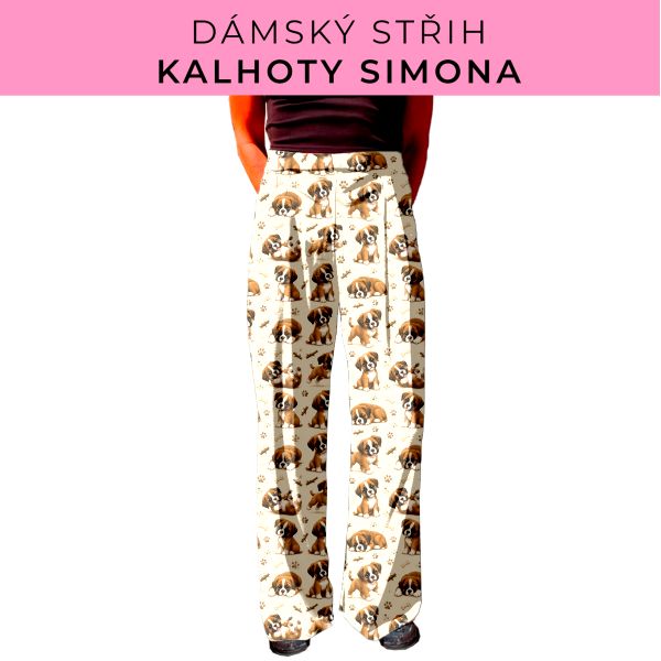 Dámský střih - kalhoty Simona