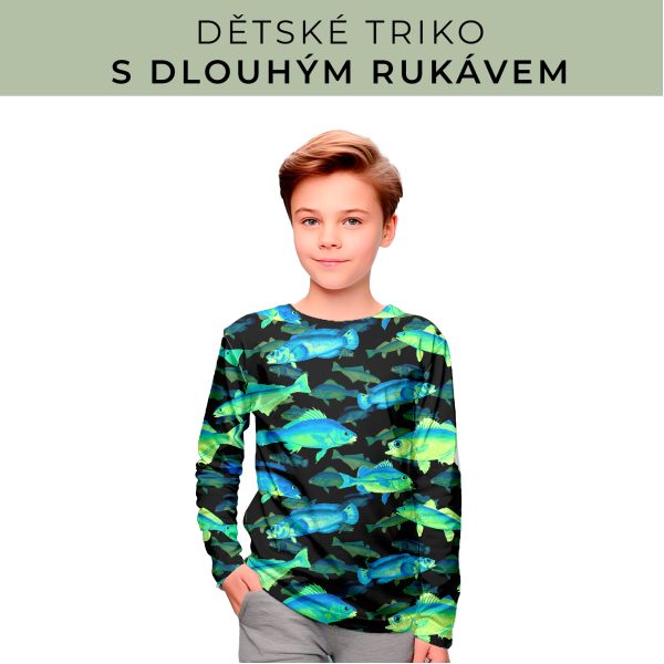 DĚTSKÝ střih - triko dlouhý rukáv