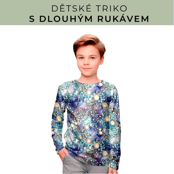 DĚTSKÝ střih - triko dlouhý rukáv