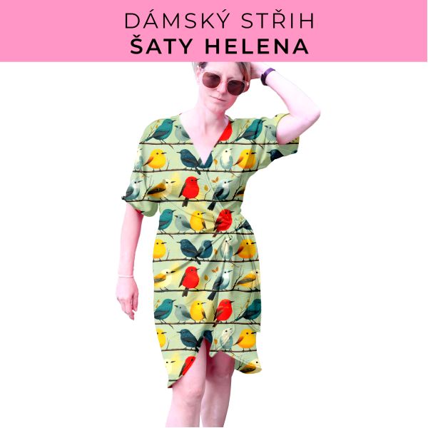 Dámský střih na šaty  Helena