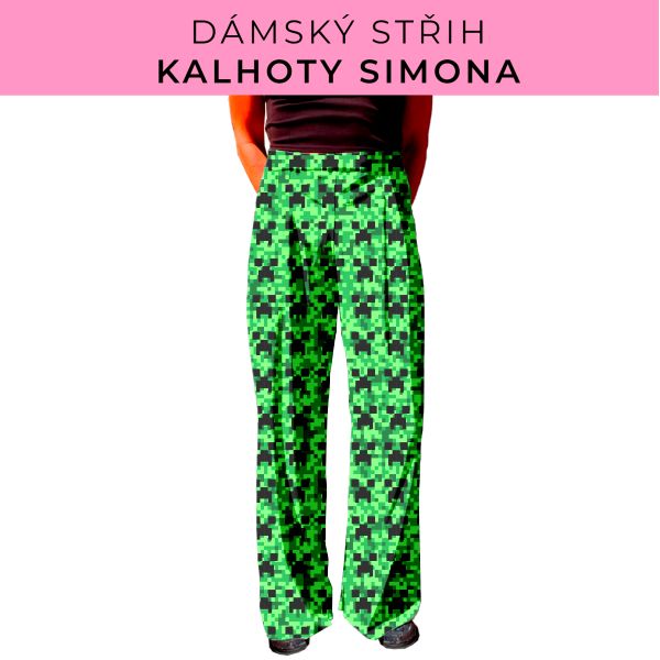 Dámský střih - kalhoty Simona