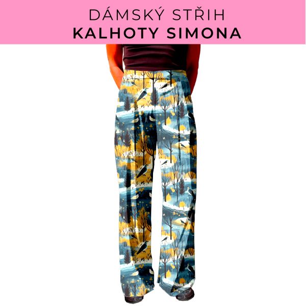 Dámský střih - kalhoty Simona