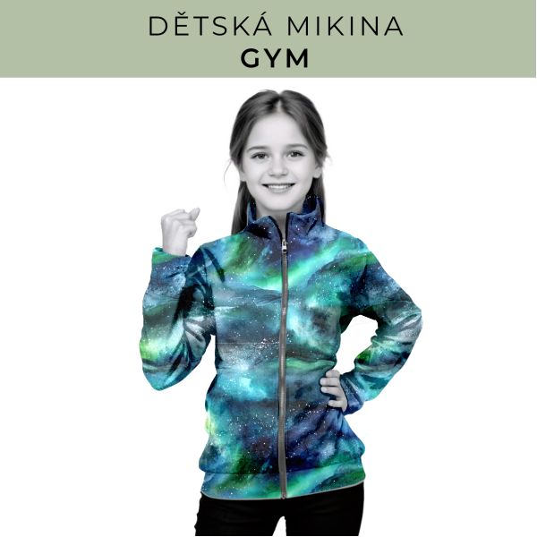 Dětská střih - mikina GYM