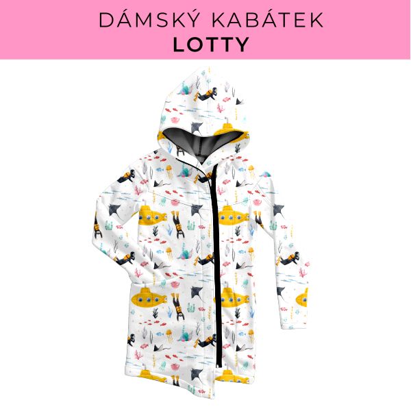 DÁMSKÝ střih - Kabátek Lotty