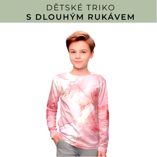 DĚTSKÝ střih - triko dlouhý rukáv