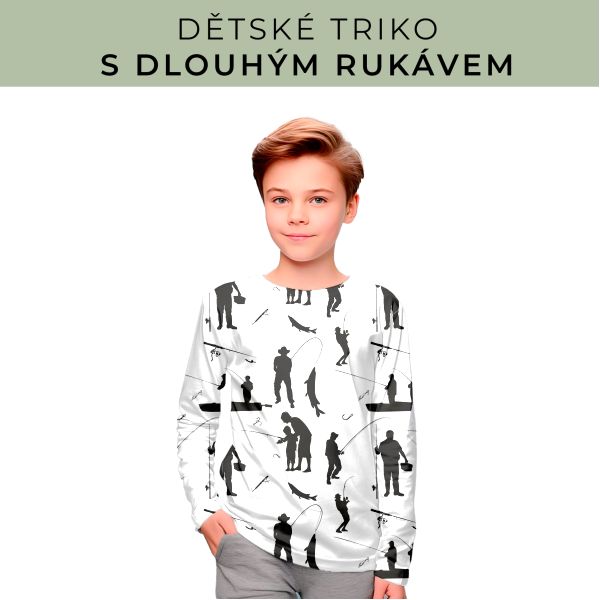 DĚTSKÝ střih - triko dlouhý rukáv