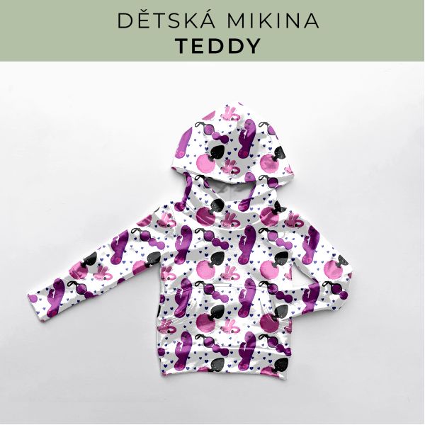 DĚTSKÝ střih - Mikina Teddy