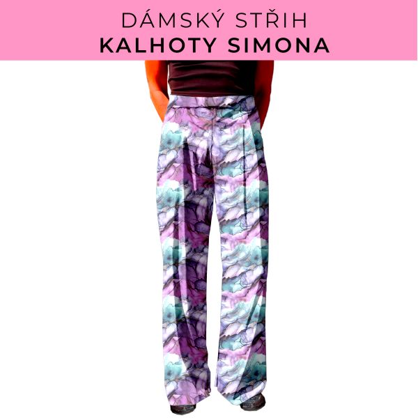 Dámský střih - kalhoty Simona