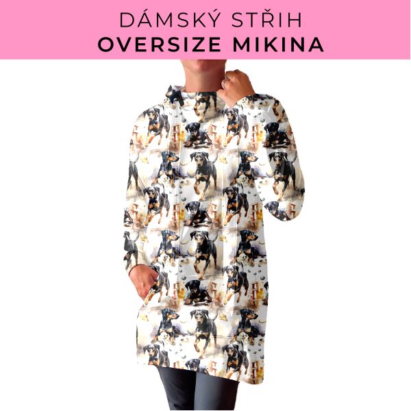 DÁMSKÝ střih - Oversize mikina