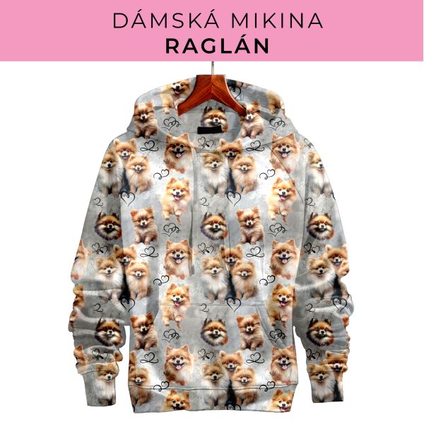 DÁMSKÝ střih - mikina raglán
