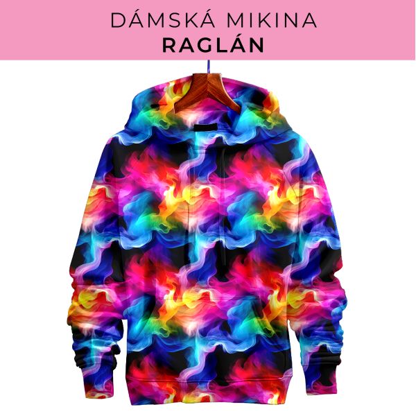 DÁMSKÝ střih - mikina raglán