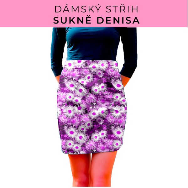 Dámský střih - Dámská sukně Denisa