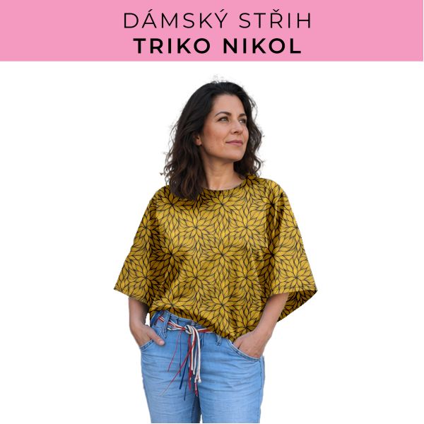 Dámský střih -  triko Nikol