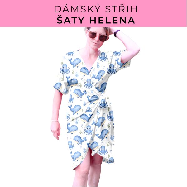 Dámský střih na šaty  Helena