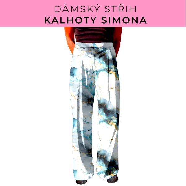 Dámský střih - kalhoty Simona