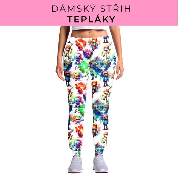 DÁMSKÝ střih - tepláky
