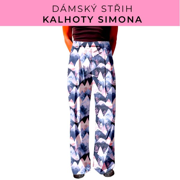 Dámský střih - kalhoty Simona
