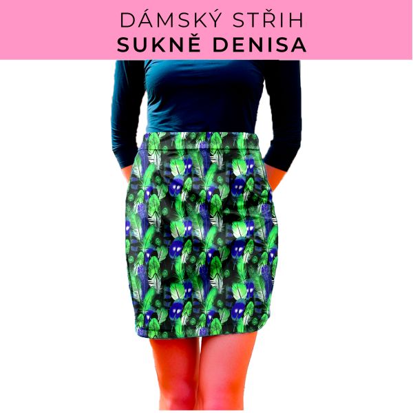 Dámský střih - Dámská sukně Denisa