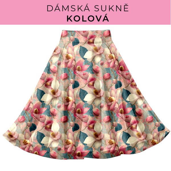 DÁMSKÝ střih - Kolová sukně
