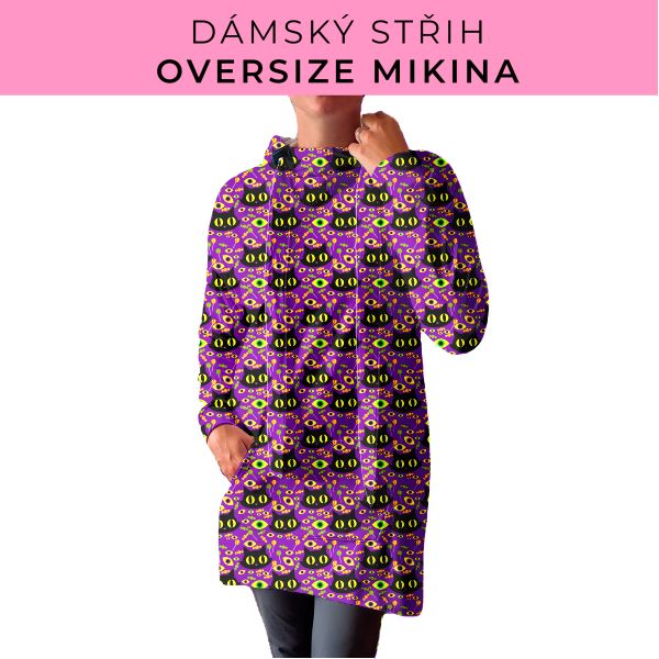 DÁMSKÝ střih - Oversize mikina
