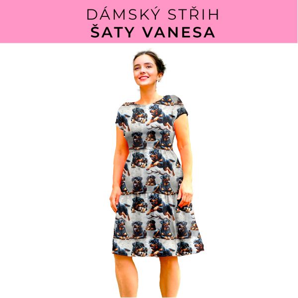 Dámský střih šaty Vanesa