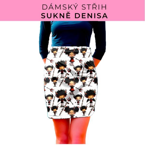 Dámský střih - Dámská sukně Denisa