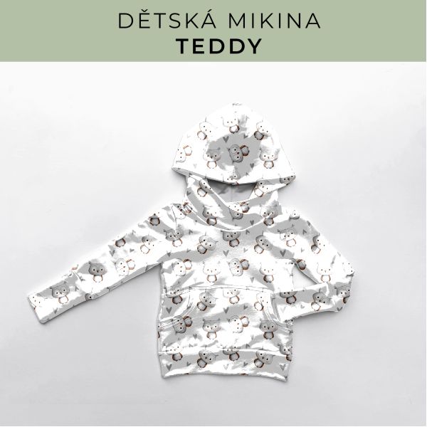 DĚTSKÝ střih - Mikina Teddy