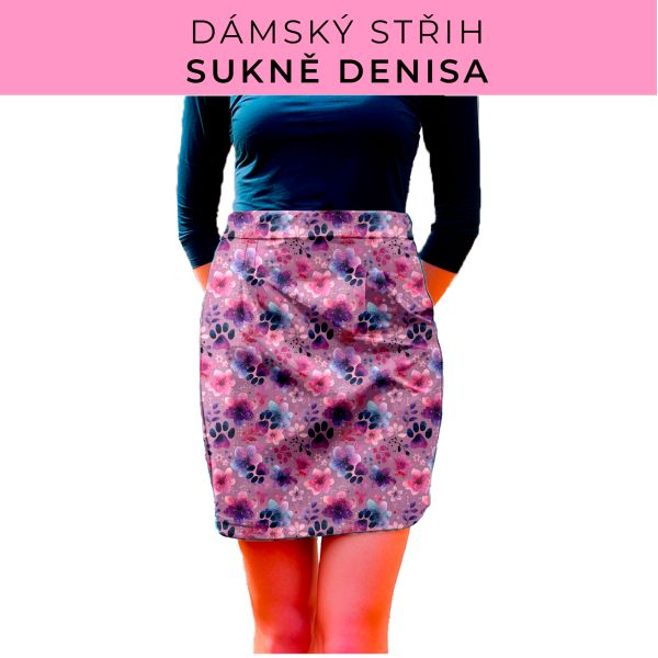 Dámský střih - Dámská sukně Denisa