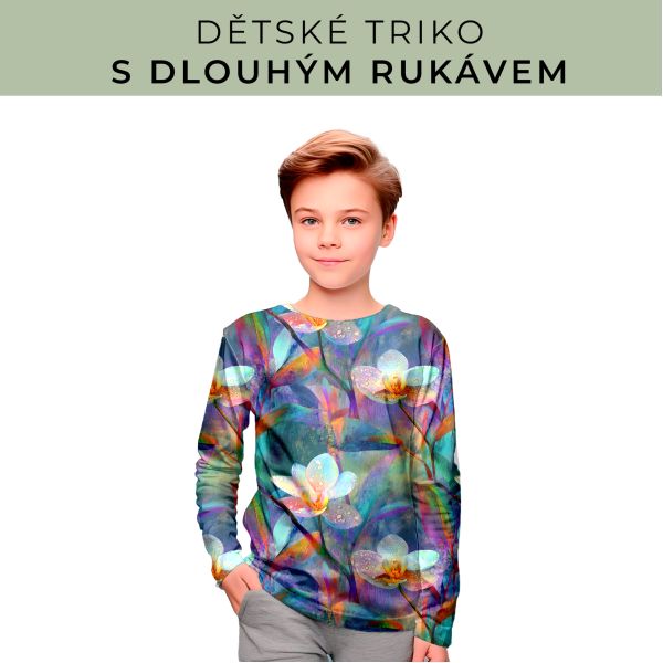 DĚTSKÝ střih - triko dlouhý rukáv