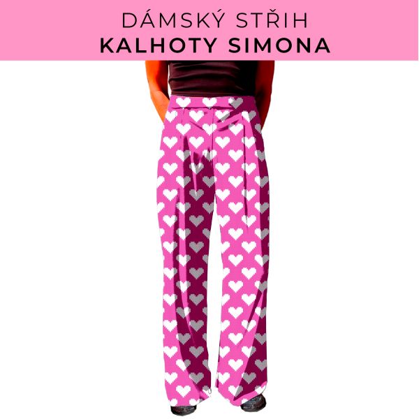 Dámský střih - kalhoty Simona