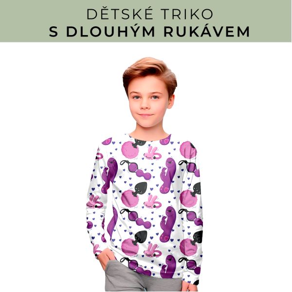 DĚTSKÝ střih - triko dlouhý rukáv