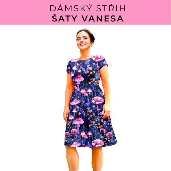 Dámský střih šaty Vanesa