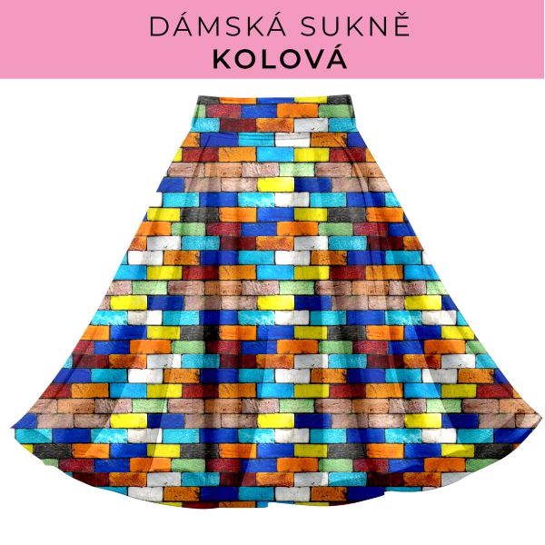 DÁMSKÝ střih - Kolová sukně