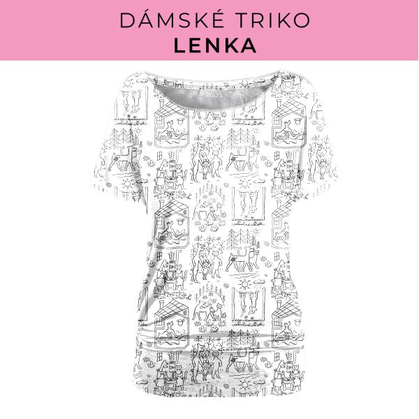 DÁMSKÝ střih - Triko Lenka