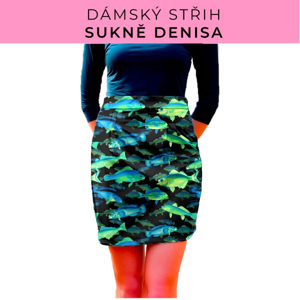 Dámský střih - Dámská sukně Denisa