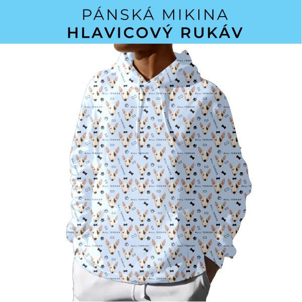 PÁNSKÝ střih - mikina s kapucí