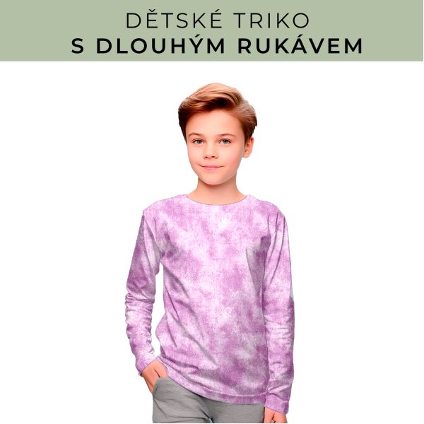 DĚTSKÝ střih - triko dlouhý rukáv