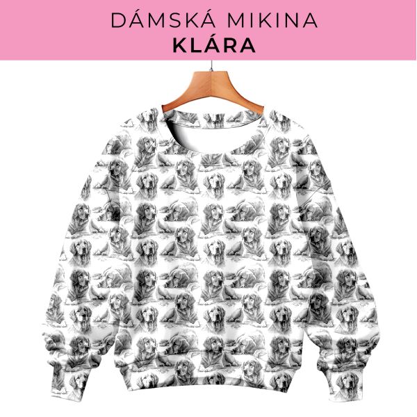 DÁMSKÝ střih - mikina Klára