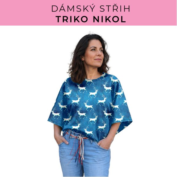 Dámský střih -  triko Nikol