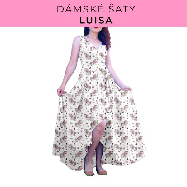 DÁMSKÝ střih - šaty Luisa