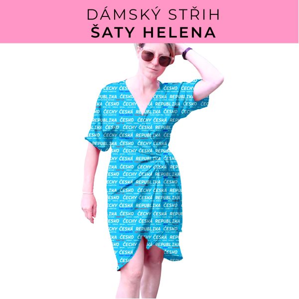Dámský střih na šaty  Helena