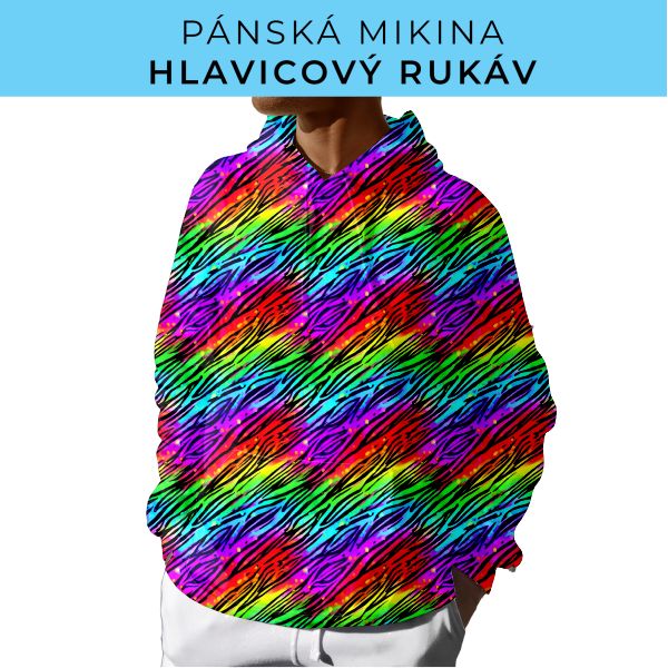 PÁNSKÝ střih - mikina s kapucí